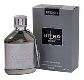 Dumont Nitro Elixir bottle front shows premium masculine design.
