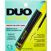 DUO Active Black adhesive tube for long-wear lashes.