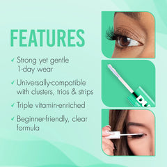 DUO Compatible with clusters, strips, trios, and extensions for versatile looks