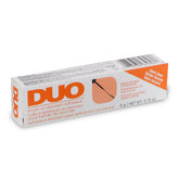 DUO Strip Lash Adhesive in dark tone for secure cluster lashes all day long.