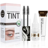 Duoffanny kit color pestañas cejas con color natural para una apariencia más completa