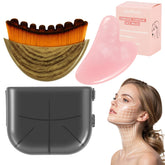 Duoffanny lymphatic contour brush close-up showing soft bristles for absorption