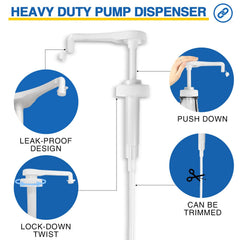 DupakSYS pump cap seal close-up showing drip-free cap for tidy storage.