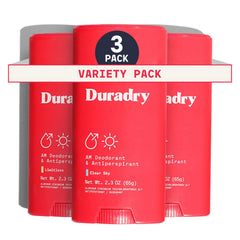 Duradry clinical-strength deodorant stick applying smoothly for all-day dryness