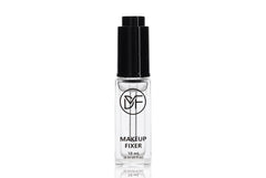 DuralineMakeupFixer, botella transparente, mejora la fijación y la intensidad del maquillaje.