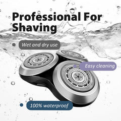 Durimi SH90 double-layer blades closeup highlighting sharpness for smoother shaves.