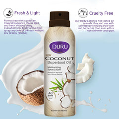 Duru fragancia tropical coco, experiencia suave para la piel.
