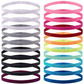 Duufin: bandas elasticas 20 piezas en colores variados para entrenar sin dañar el peinado.