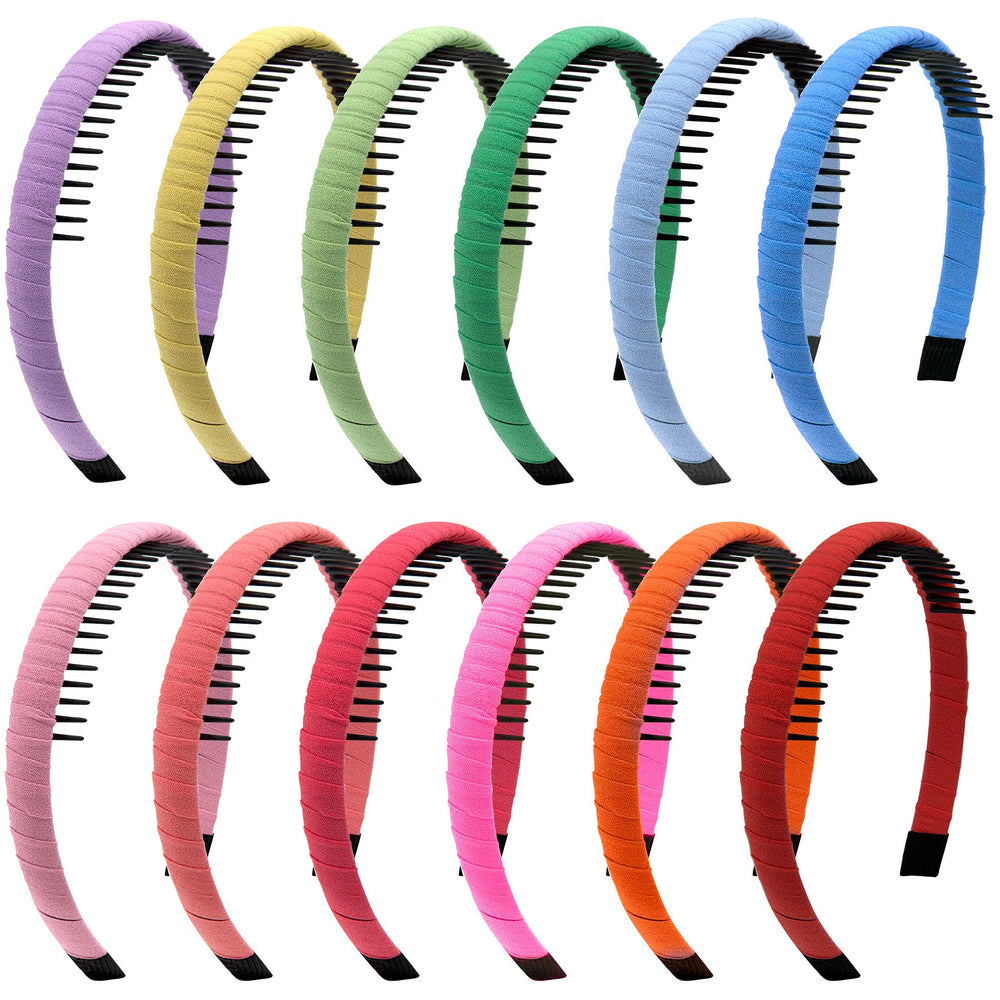 Diadema Duufin con dientes en color lavanda, agarre antideslizante para niñas
