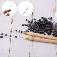 Duufin plastic alligator hair clips secure extensions during styling.