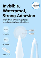 Parche 12 mm DWEasyDerm para áreas más grandes.