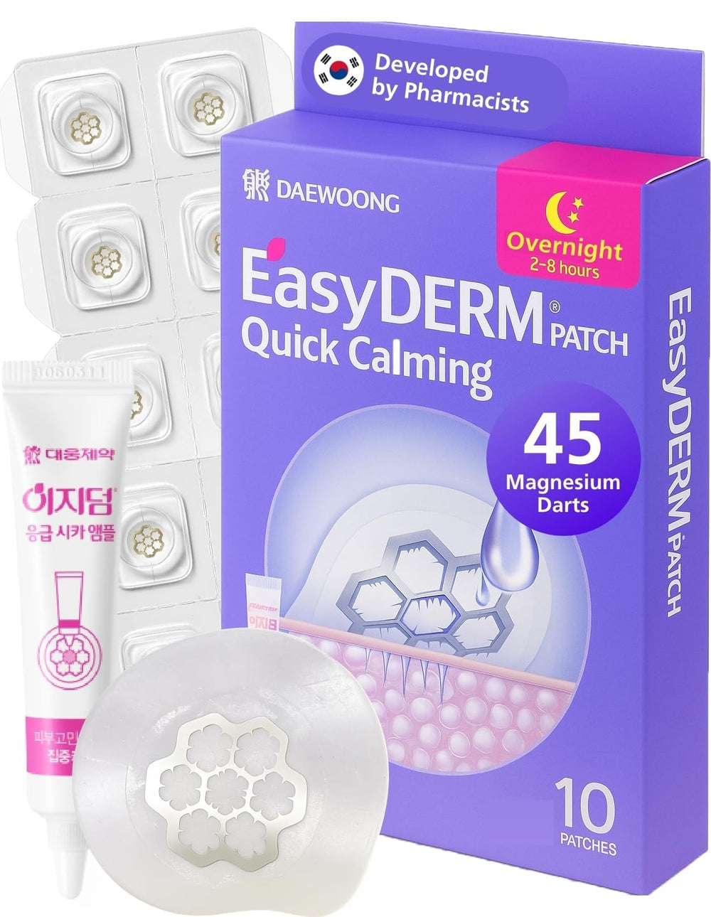 DWEasyDerm parche acné punto para uso rápido y discreto