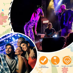 DX Grandway colorful-trendy clip designs add pop to outfits at parties or festivals