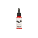 Dynamic Color Co rojo-fuego en botella 1oz para delineado profesional.