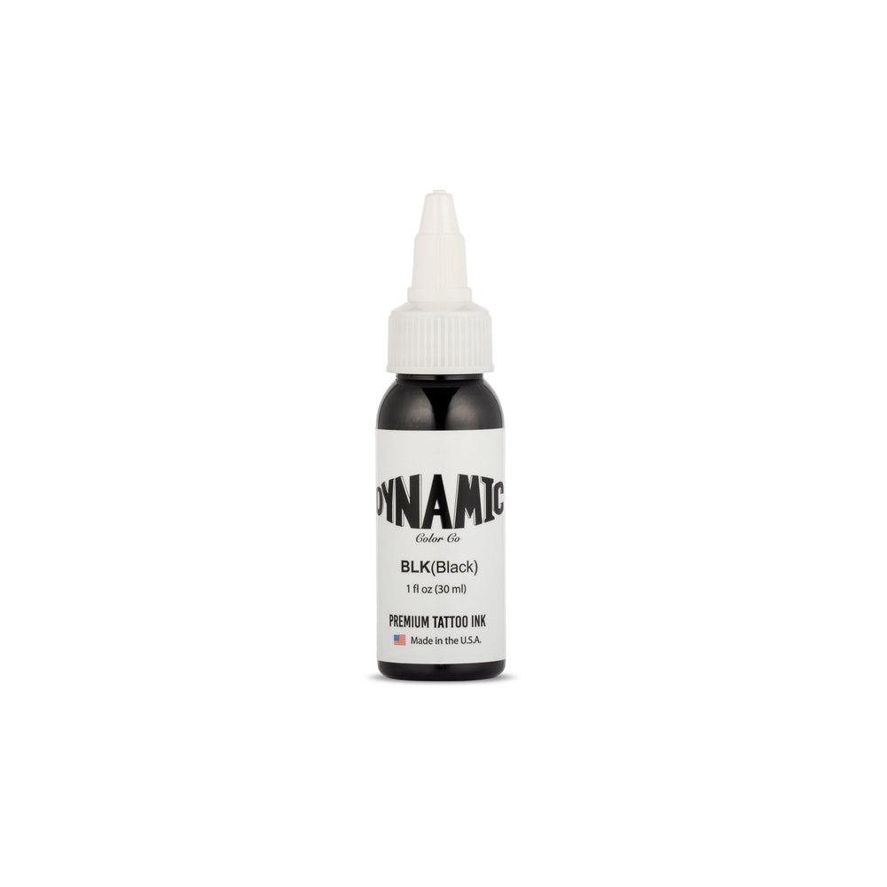 Tinta negra Dynamic Color Co. en botella de 1 oz para delinear preciso.