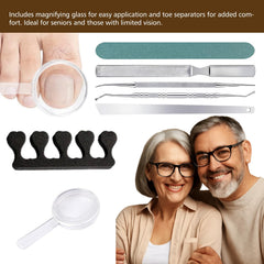 Dynaxor slant-tip nail clipper provides precise edge correction for hard-to-reach areas