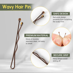 DySaLic end-smooth-coating pins close-up, gentle on scalp and reduces snagging.