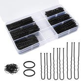 Dysalic U-shape hair pins in 1.96in size for secure updos.