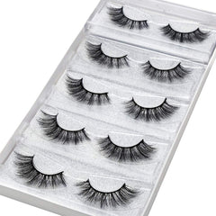 DYSILK 6D wispy lashes offering soft volume with mink-like effect.