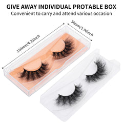 DYSILK cat-eye shape lashes enhance eyes with flattering lift.