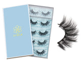 DYSILK Lashes 5-pairs pack for daily wear with natural mink-like texture.