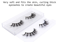 DYSILK long dramatic lashes suited for evening looks and performances.
