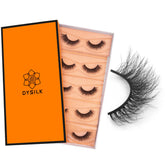 DYSILK Wispy Lashes with compact case for safe travel storage.