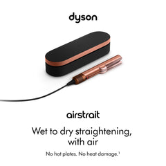 Dyson Airstrait no heat damage feature protects shine during styling.