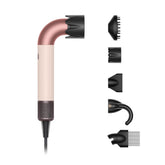 Dyson Supersonic r ceramic pink rose gold dryer front view showing compact design and color