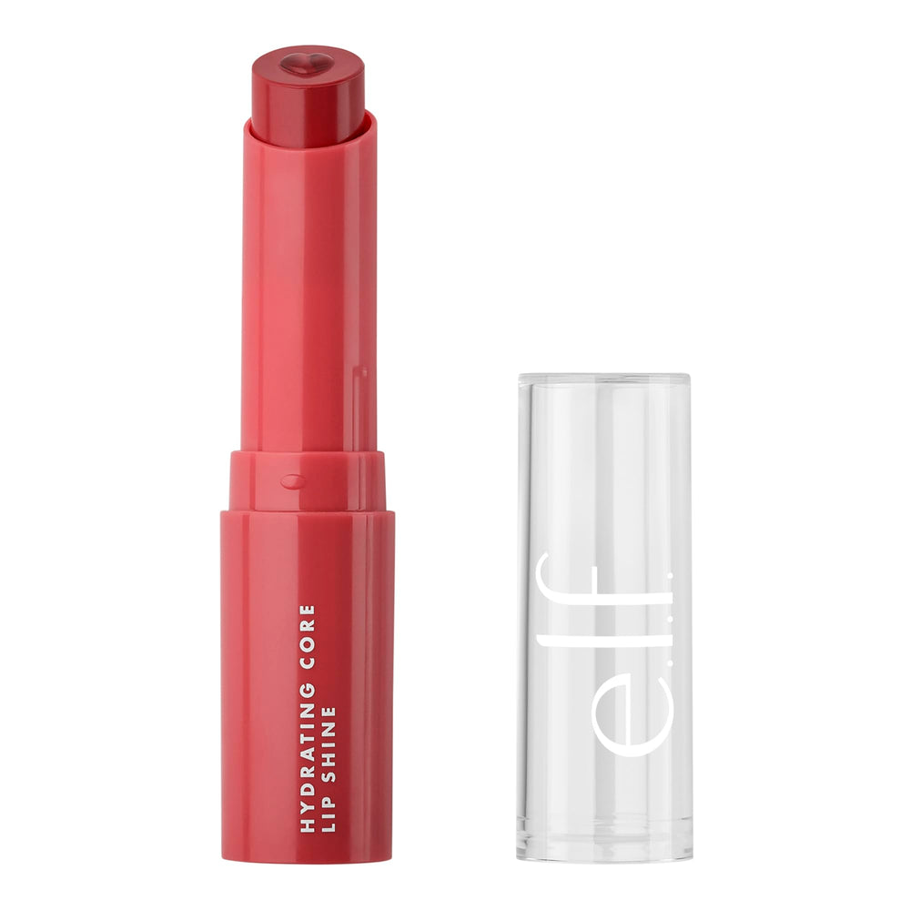 e.l.f. Brillo labial con núcleo corazón y capa de color suave para labios hidratados.
