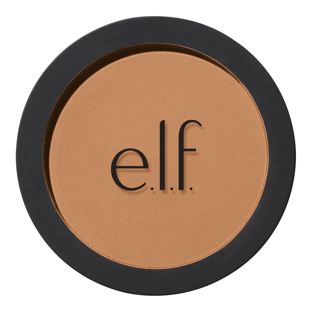 e.l.f. bronceador con primer infundido, empaque nuevo para retoques.