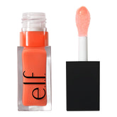 Aceite labial Glow Reviver coral: color suave y brillo intenso.