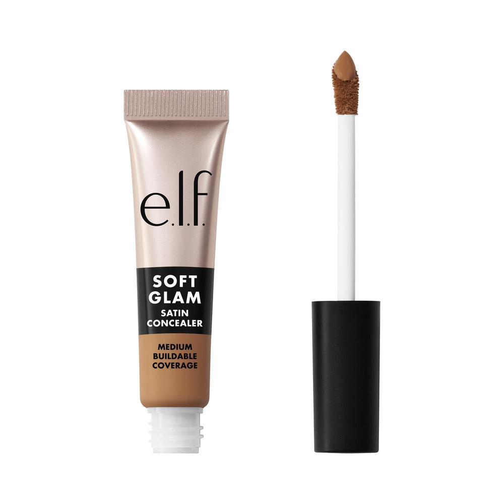 e.l.f. Soft Glam Satin Concealer bottle cap for quick on-the-go touch-ups.
