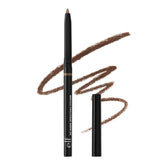 e.l.f. No Budge eyeliner Coffee pencil closeup showing creamy texture for precise lining.