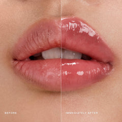EADEM Le Chouchou lip balm application on lips highlights instant smoothness