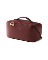 EACHY Travel Makeup Bag open-flat design eases access to cosmetics during travel.