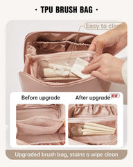 Eachy bag interior divider separates items for tidy packing