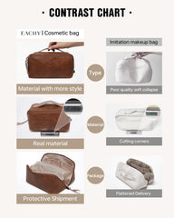 EACHY PU leather exterior is easy to clean and durable