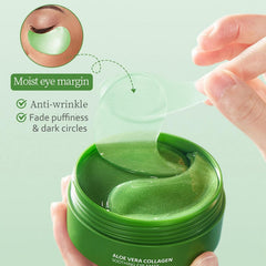 Eakroo Aloe Vera eye mask close-up showing deep hydration