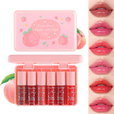 Eakroo tintes labiales, seis colores, set completo para looks diarios.