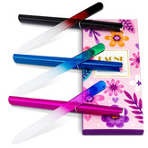 EAONE crystal glass nail file green-blue gradient for smooth shaping