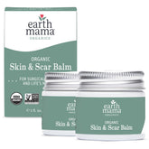 Earth Mama Organic Skin & Scar Balm bottle for soothing postpartum skin