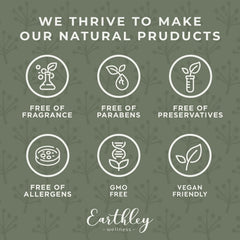 Apricot oil detail in Earthley Wellness magnesium lotion highlights nourishing base.