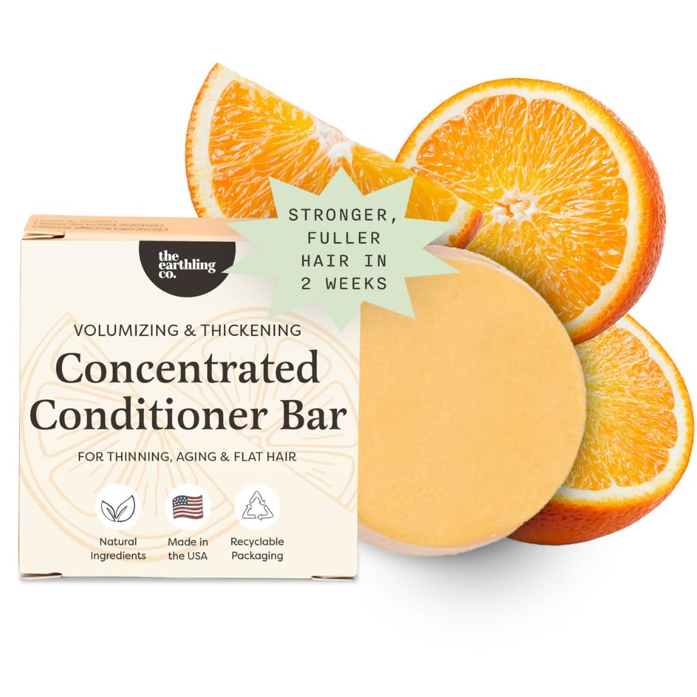 Earthling Co. barra acondicionador voluminizante Citrus Sun, aporta cuerpo.
