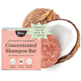 The Earthling Co. shampoo bar lather cleanses while leaving hair soft and bouncy.