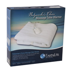 Three heat settings on the EarthLite warmer offer flexible warmth up to 128 F.
