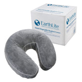 EarthLite fitted face cradle covers with elastic trim for secure crescent cushions.