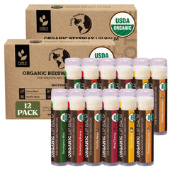 Earth's Daughter Balsamo Labios Paquete Frutas, variedad de sabores para uso diario.