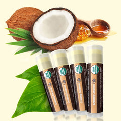 Eco-friendly packaging of Earth's Daughter lip balm with recyclable materials