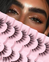 Easeful cat eye lashes with flat band for secure wear and lasting adhesion